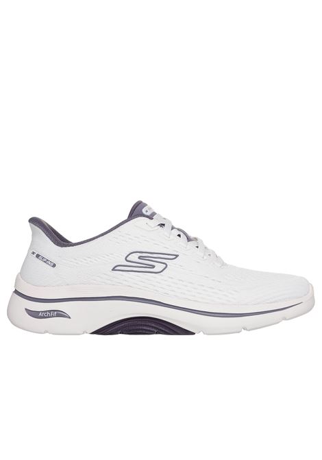 White go walk slip ins sneaker SKECHERS | 125342GO WALK-WPR